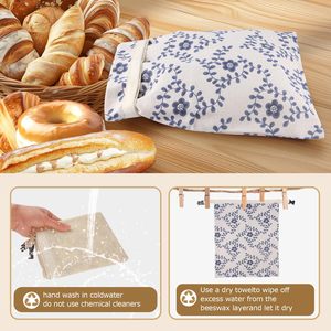 Многоразовый мешок для хлеба из-под пчелиного воска - Product Image 4