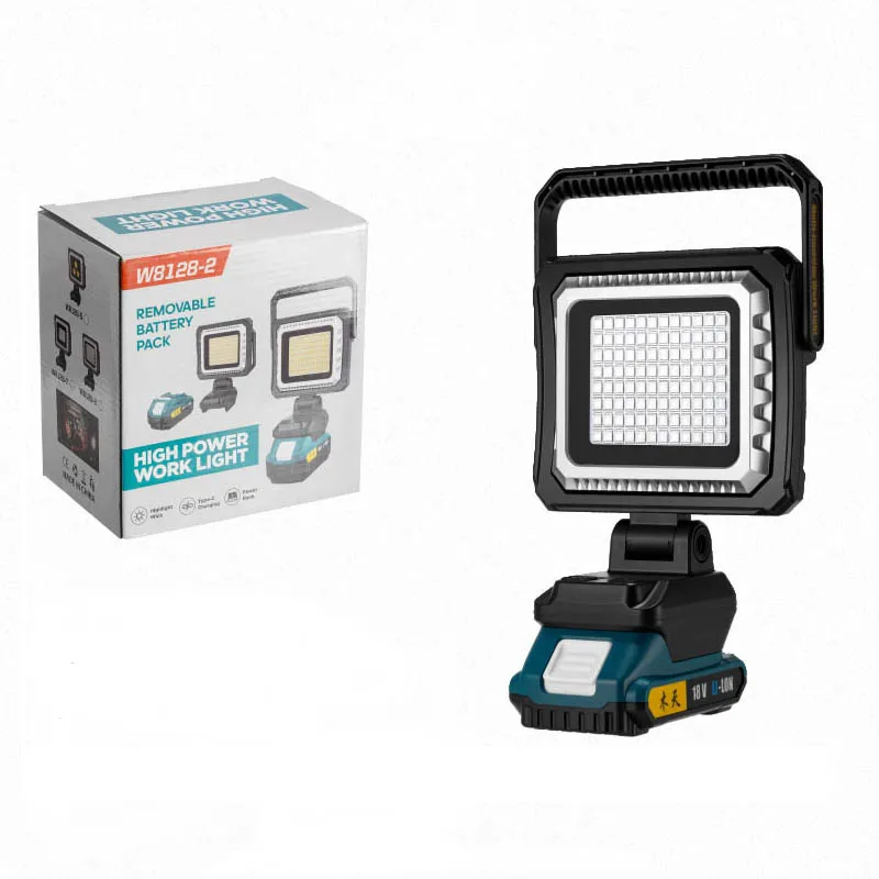 Super Bright Portable Rechargeable Heavy Duty Work Light Large Capacity Battery , for Home, Outdoor, Construction Site & Camping