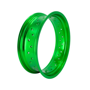 Rines de Aluminio Universales de 17 Pulgadas para Supermoto, Color Verde - Product Image 3