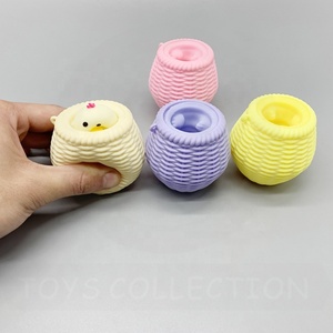 ของเล่นสำหรับเด็กของเล่นรูปลูกเจี๊ยบบีบคลายเครียดของเล่นส่งเสริมการขายสัตว์สำหรับเด็ก - Product Image 5