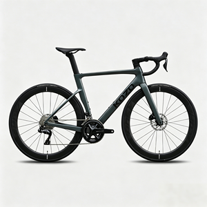 Vélo de route entièrement en fibre de carbone T800, freins à disque hydrauliques Shimano 105 24 vitesses, jeu de roues en carbone aérodynamique, vélo de course - Product Image 1