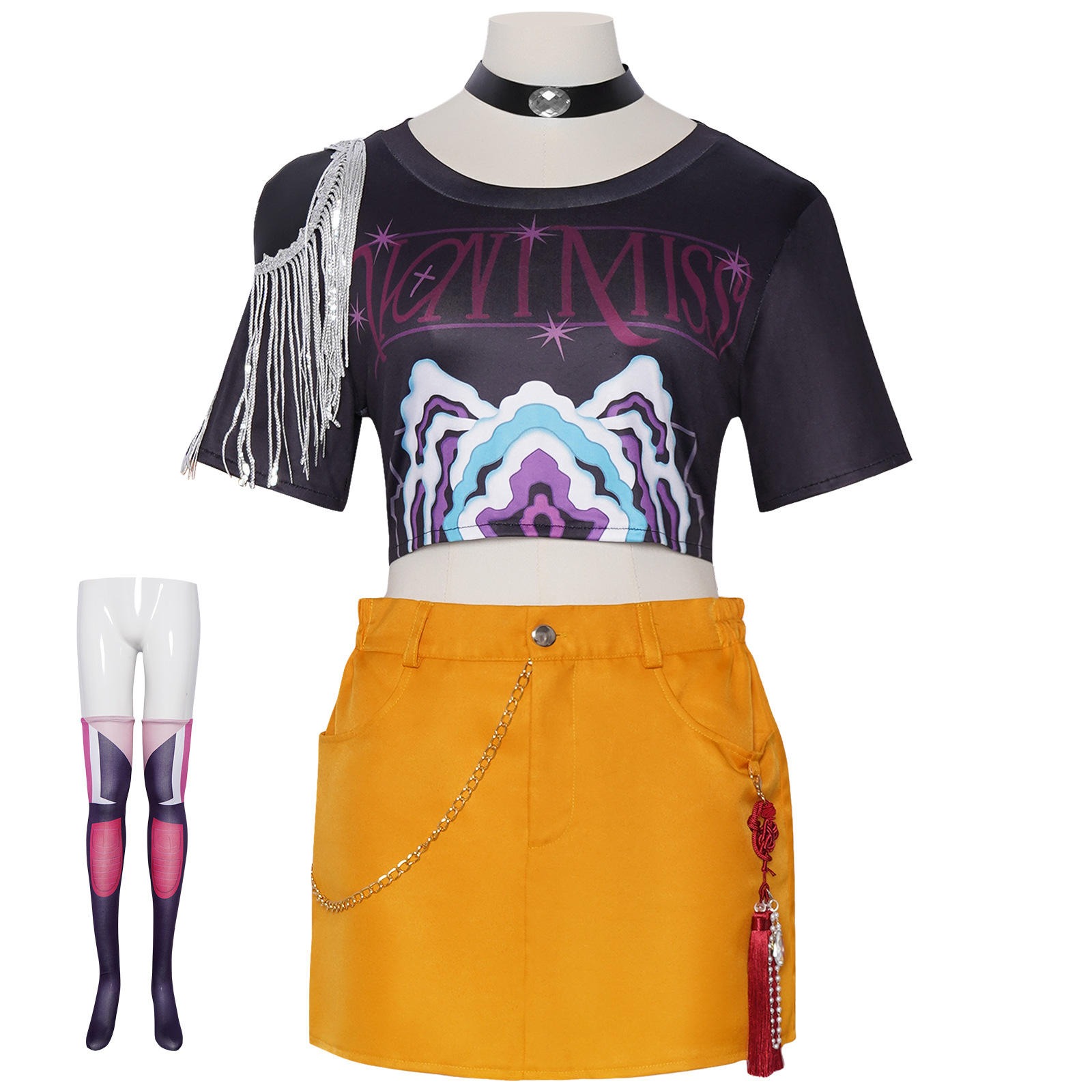 Disfraz De Rumi Para Cosplay De Anime – Con Camisa, Chaqueta Y Pantalón Corto, Estilo K-pop, 5 Tallas Disponibles, Ideal Para Convenciones Y Fiestas Temáticas
