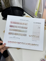 Ensemble de vernis à ongles gel effet œil de chat non toxique, 24 couleurs, perles de verre, nude, pêche, blanc Bobo, effet flash explosif, norme européenne