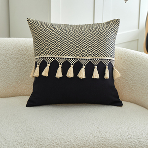 New Design Decorative <strong>Pillow</strong> <strong>Covers</strong> Boho Linen Cushion <strong>Cover</strong> For Living Room - Product Image 2