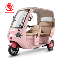 Tricycle électrique fermé ASIAN DRAGON Bingo 72V 1000W, 3 vitesses, étanche, toutes saisons, avec batterie au plomb-acide