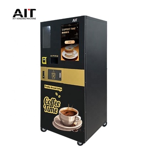 AIT 8 Selection Fully Automatic Commercial Instant Coffee Vending <strong>Machine</strong> for Hotels with SDK <strong>Function</strong> - Product Image 1