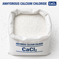Chlorure de calcium anhydre en poudre, haute pureté, qualité industrielle, produit chimique