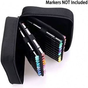 Échantillon Gratuit Nouveau Porte-marqueurs de Croquis en Toile Sac de Transport Artistique avec Poignée Étui Organisateur pour Marqueurs et Stylos - Product Image 3