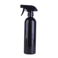Botol Semprot Kabut Plastik PET Putih Transparan Bentuk Bulat 200ml 250ml 500ml Botol Semprot Mini dengan Trigger 300ml untuk Deterjen
