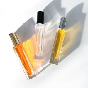 Kualitas tinggi persegi panjang bening <span class=keywords><strong>Nebulizer</strong></span> 10ml parfum semprot botol isi ulang kaca Mini kosmetik kemasan semprot pompa persegi - Product Image 3