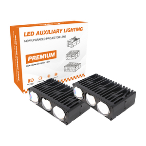 <span class=keywords><strong>U89</strong></span>ไฟติดกระจังหน้า LED 7000LM 70วัตต์, ไฟเลเซอร์เสริมภายนอกเลนส์สีขาวชิป DC9-30V 3570ไฟ LED - Product Image 1
