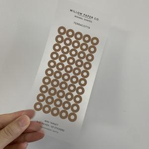 durable transparent PVC personnalisé à onglets poche pour monnaie clair catégorie autocollant étiquette à onglet personnalisé - Product Image 3