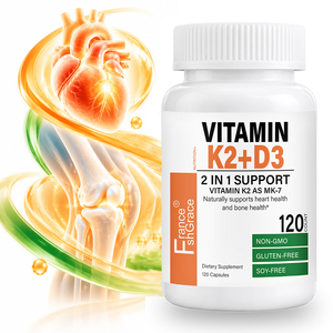 Vitamina K2 Premium con D3, Fórmula 2 en 1 para la Salud del Corazón, Apoyo Óseo y Absorción de Calcio, Suplemento Dietético de Vitamina K2 D3 - Product Image 3