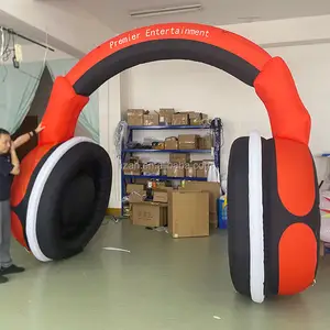 Giant Inflatable Headphone Arch for Music Festival Advertising