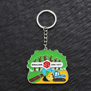 ขายส่งพวงกุญแจโลหะผสมเคลือบลายการ์ตูน 3 มิติ แบบกำหนดเองได้ สำหรับเด็กผู้หญิงหรือเด็กผู้ชาย - Product Image 4