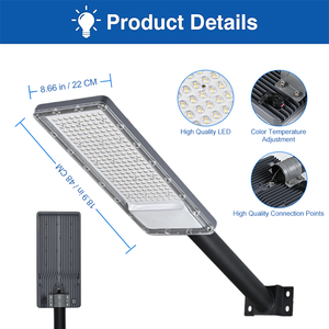 Reflector LED Solar de Aluminio para Exteriores, 200W, IP66, Impermeable, Alto Lumen, AC/DC, para Jardín y Estadio - Product Image 2
