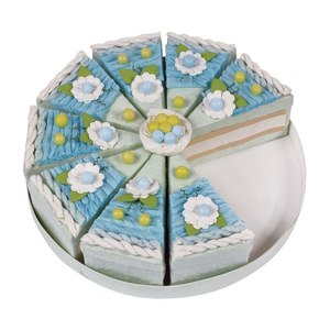 Accesorio para Pastel de Madera FAVOR, Pieza Azul Claro para Decoraciones de Fiesta de Cumpleaños y Graduación, para Eventos de Acción de Gracias, Diseñado para Niñas - Product Image 2