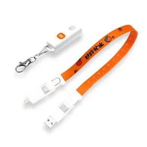 6ใน1พวงกุญแจชาร์จ USB ขนาดเล็กแบบสั้นใช้ได้กับโทรศัพท์มือถือทุกรุ่น - Product Image 4