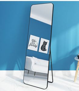 2025 Trending Wholesale <b>Decor</b> Full Body Floor Standing Dressing <b>Mirror</b> <b>Bracket</b> Household Wall <b>Mounted</b> Aluminium Alloy <b>Mirror</b> - Product Image 6