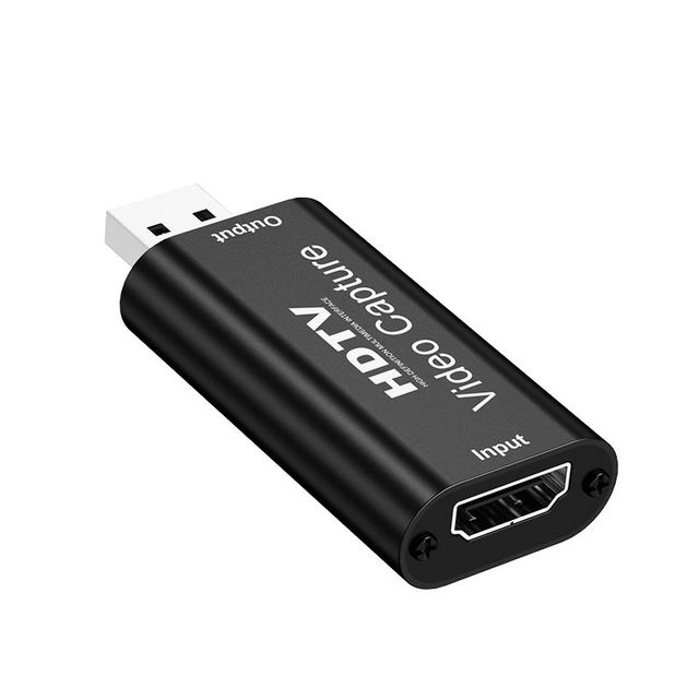4K Streaming & VHS Board Capture USB 2.0 1080P30fps Video Capture Card HDTV Recorder for Laptop Use