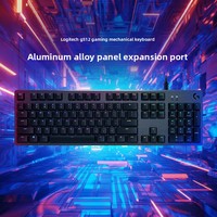 Nouveau clavier de jeu mécanique filaire USB G512 pleine taille 104 touches avec rétroéclairage RGB et macros programmables pour ordinateur de bureau