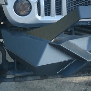 Parachoques delantero estilo X para Jeep Wrangler JK Rubicon, parachoques 4x4 de MAIKER - Product Image 3