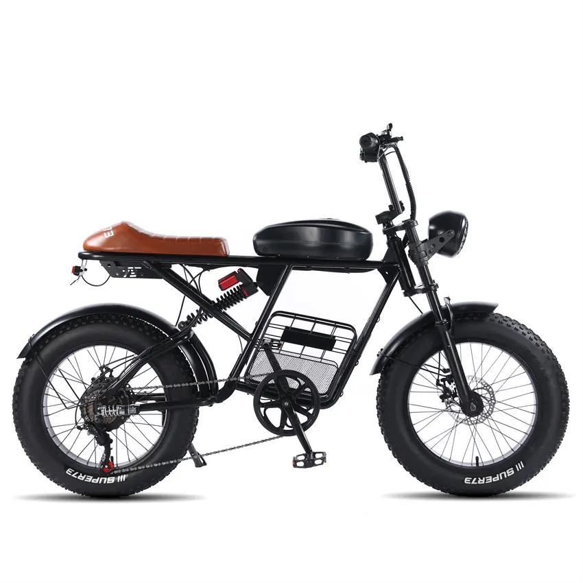 2024 52V Electric Bike Yo-lin Ebike 70Ah Triple Battery Full Suspension Oil Brake Long range 2000W Dual Motor Fat Tire Electric Bike