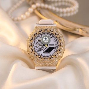 Reloj de Lujo LOISTA, Cronógrafo Redondo de Cuarzo, Acero Inoxidable, 41 mm, Esfera Analógica, Correa de Silicona, Unisex, Moda - Product Image 1
