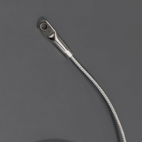 Sonde de température à montage en surface, thermocouple de type K, avec embout à écrou N4, câble tressé en acier inoxydable, 0-400°C, Classe I, OEM ODM