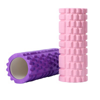 Eva Yoga Columna Hueca de Espuma para Ejercicio, Masaje, Fitness, Relajación Muscular, Pilates y Rodamiento de Piernas en Estudio de Yoga