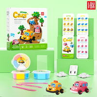Kit Tanah Liat Kering Udara Kreatif 12 Warna, Mainan Tanah Liat Kering Udara Ajaib untuk Anak-anak, Seni DIY Tanah Liat Kering Udara