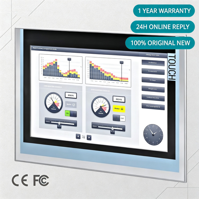 Brand New Original Industrial Automation 6AV2124-0QC02-0AX1 TP1500 Comfort Panel Touch Operation HMI Touch Screen in Stock