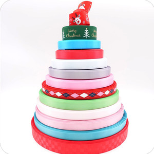 Árbol de Navidad <span class=keywords><strong>cinta</strong></span> patrón personalizado 100 tejer grogrén (ligamento tafetán de poliéster <span class=keywords><strong>cinta</strong></span> - Product Image 1