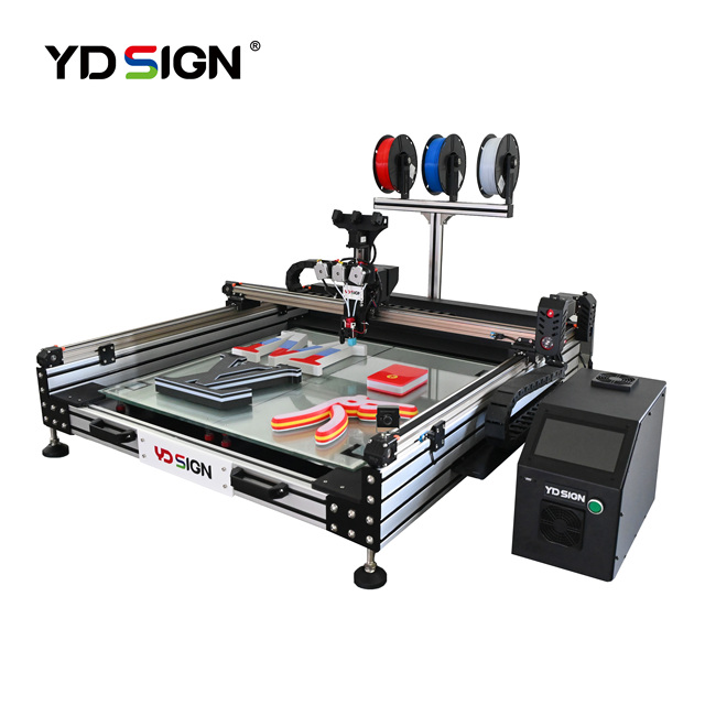 YDSIGN AS80 3D Channel Letter Printing Machine Outdoor 3D LED Sign 3D Printer Big Size 3D Printer for Sign