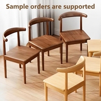 Chaise de salle à manger, mobilier de maison, style nordique, dossier moderne, simple, en fer forgé, en forme de corne, pour chambre et salle à manger