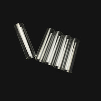 Tube en verre borosilicate 3.3 transparent résistant aux hautes températures, taille personnalisée, pour usage en laboratoire médical