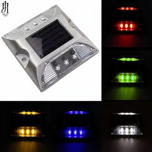 Светоотражающие дорожные маркеры на солнечных батареях с LED-индикатором, светоотражающие дорожные знаки, светодиодные дорожные маркеры «кошачий глаз» на солнечных батареях - Product Image 3