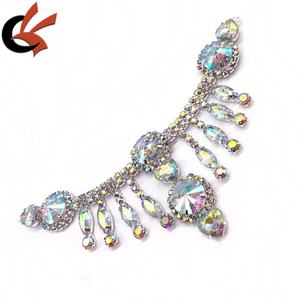 Connettore per abito carnevale <span class=keywords><strong>con</strong></span> strass applique connettore per Bikini in cristallo - Product Image 2