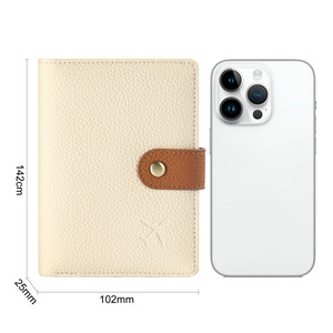 Cartera Porta Pasaportes <span class=keywords><strong>MAISO</strong></span> Business Elite con Bloqueo RFID, Ultraligera, Anti-Skimming, de Poliuretano, para Documentos, Tarjetas y Monedas - Product Image 6