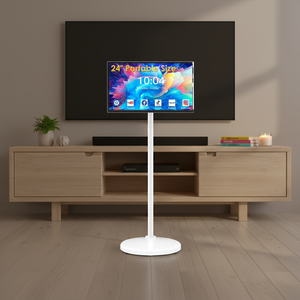 <span class=keywords><strong>Moniteur</strong></span> <span class=keywords><strong>portable</strong></span> Android <span class=keywords><strong>24</strong></span> <span class=keywords><strong>pouces</strong></span> avec support, nouvel écran tactile capacitif, interface USB, utilisation intérieure/extérieure, usage domestique - Product Image 2