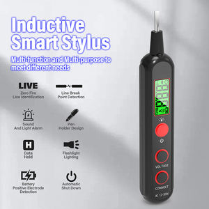 Digital AC/DC Segurança Pessoal Detectores de Tensão Inteligente Sem Contato <span class=keywords><strong>Tester</strong></span> <span class=keywords><strong>Pen</strong></span> Meter 12-300V Atual Sensor Elétrico Teste Lápis - Product Image 5