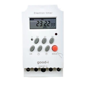 Interrupteur de contrôle de temps par micro-ordinateur KG316T-II 110V/240V 30A Max. Fonction de mise sous tension cyclique programmée (version anglaise-chinoise) - Product Image 1