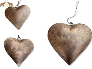 <b>Top</b> Selling Iron Heart Hanging Wedding Love Gifts Antique Look Indian Metal Crafts Available at Export Price - Product Image 6