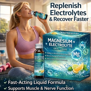 Líquido Oral <span class=keywords><strong>de</strong></span> Magnesio <span class=keywords><strong>de</strong></span> Rápida Absorción con Electrolitos, Suplemento para Adultos que Ayuda a la Recuperación y Función Muscular - Product Image 1