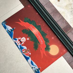 Alfombrillas de Entrada Personalizadas para Exteriores con Impresión por Sublimación, Alfombrillas de Goma Reciclada con Diseño Navideño de Feliz Navidad - Product Image 4