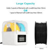 SOVOL 3D Impression Filament Sèche Boîte Grande Capacité Filament Séchage Conteneur Déshumidification capacité 50-100 litres par jour