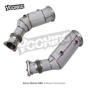 Tubo de Escape SS304L para <span class=keywords><strong>Aston</strong></span> <span class=keywords><strong>Martin</strong></span> DBS 5.2L 2019-2024 Turbo con Protector Térmico Catalizador de 100/200/300 Celdas - Product Image 5
