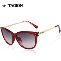 Nouvelle Arrivée de Marque - Lunettes de Soleil Femme Protection UV400, Monture Œil de Chat, Luxe, pour Dames et Filles 7852