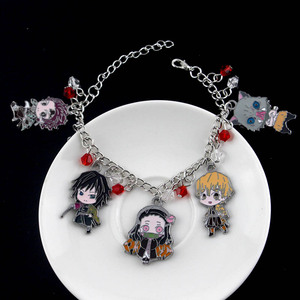 กำไลคริสตัลแฟชั่นน่ารักลายอสูร Kimetsu NO Yaiba สำหรับเป็นของขวัญสำหรับแฟนๆ - Product Image 3