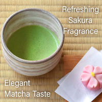 Mélange de thé vert matcha en poudre marque privée sakura superfood thé à la fleur de cerisier
